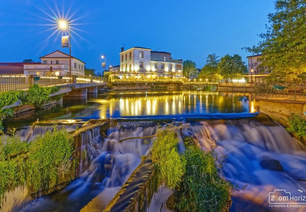 POSE LONGUE SUR BASSIN L'ISLE-SUR-LA-SORGUE