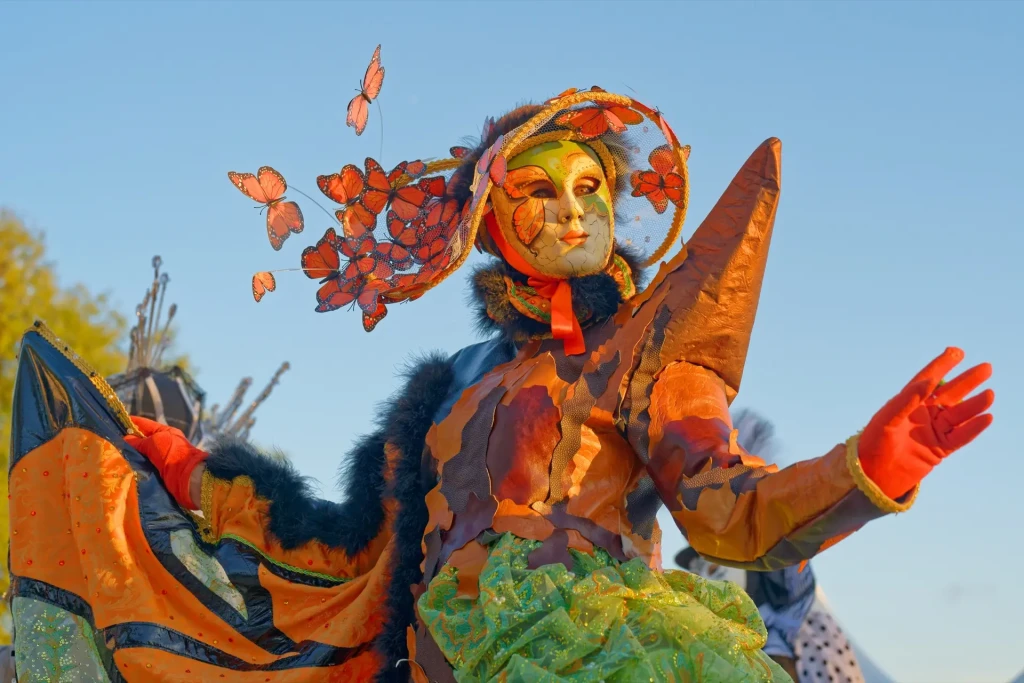 carnaval de venise costume automnal