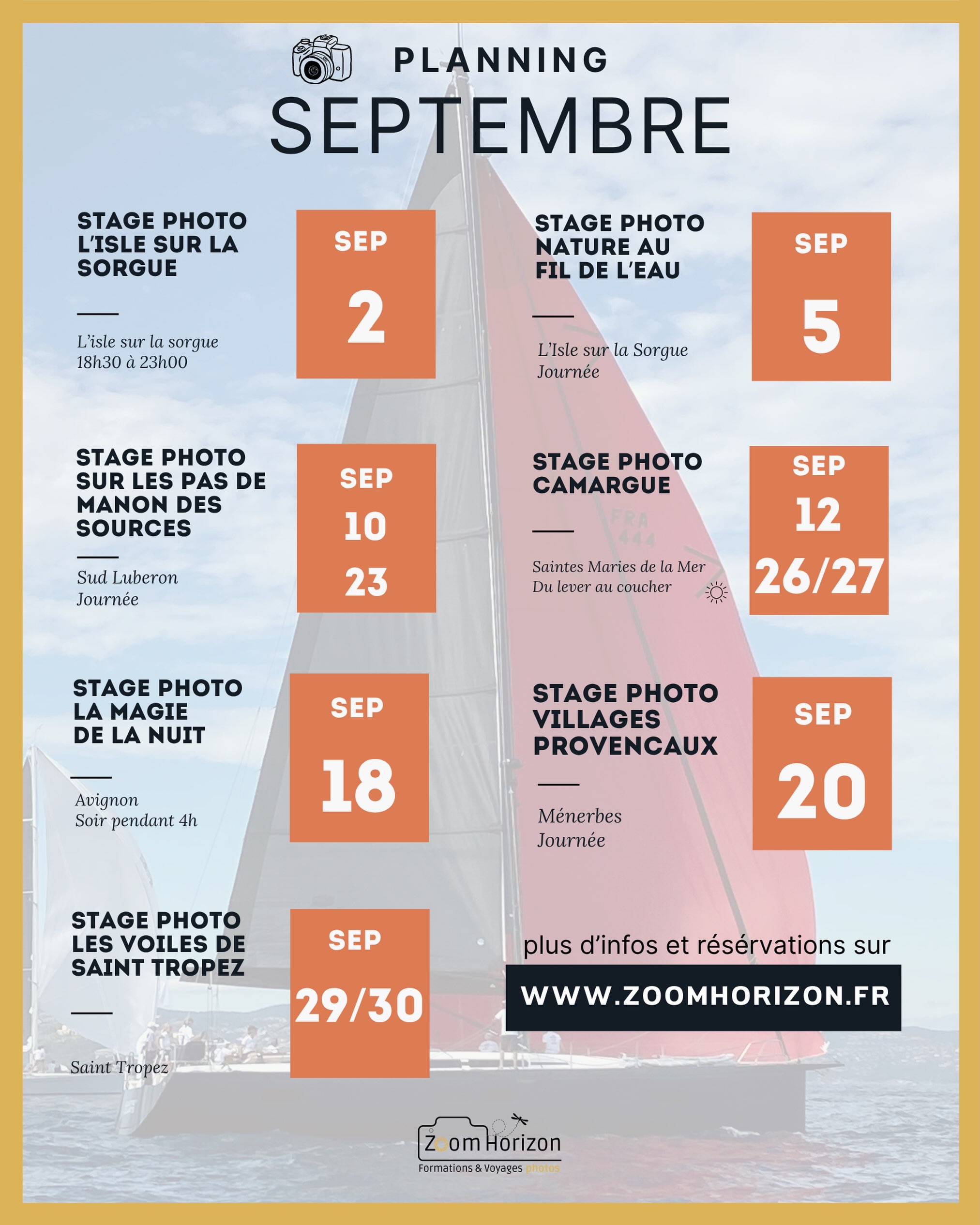 📸 Zoom sur le mois de Septembre ! 👉 Programme complet & réservations sur www.zoomhorizon.fr…
