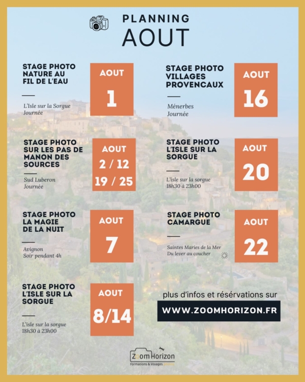📸 Zoom sur le mois d’Août ! 👉 Programme complet & réservations sur www.zoomhorizon.fr #zoomhorizon…