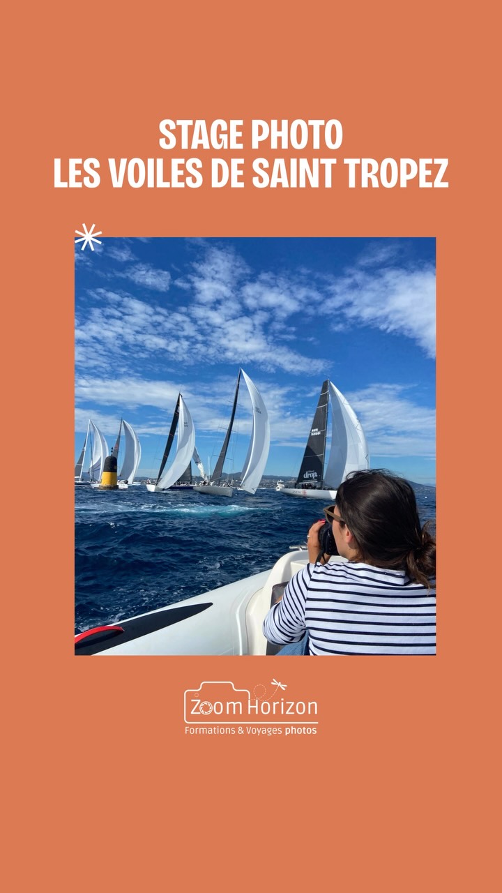 ⛵️ Immortalisez la magie des Voiles de Saint-Tropez ! Rejoignez Zoom Horizon pour une journée…