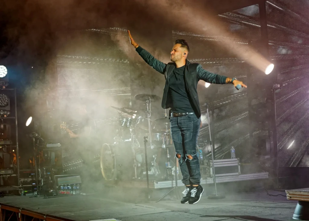 photgraphe de scene chanteur