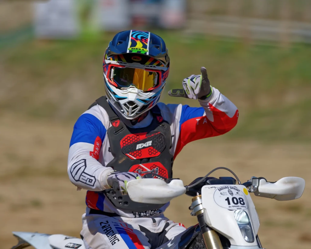 stage photo motocross dans le 84 avec zoom horizon