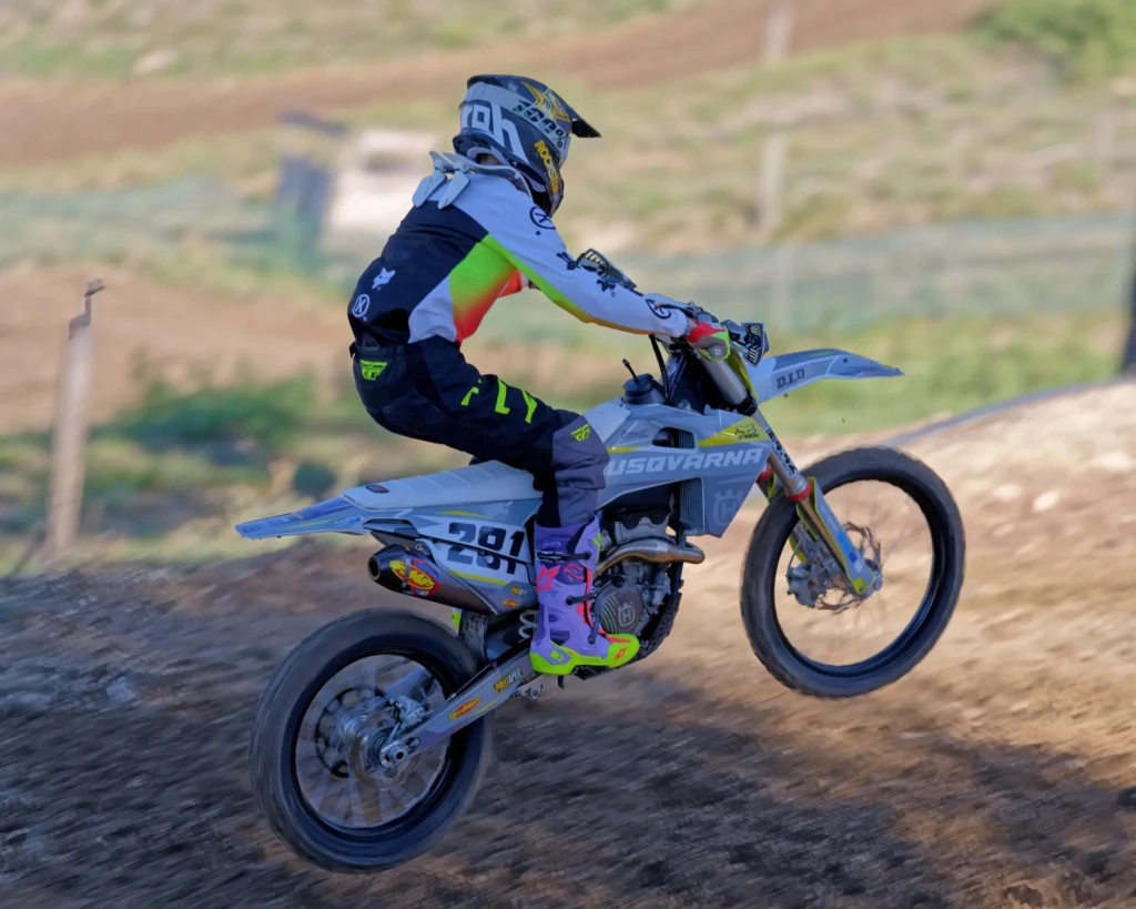 stage photo motocross dans le 84 avec zoom horizon