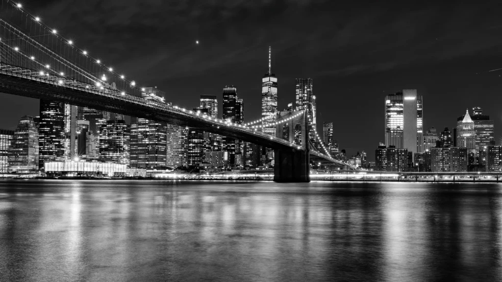 zoom horizon new-york noir et blanc